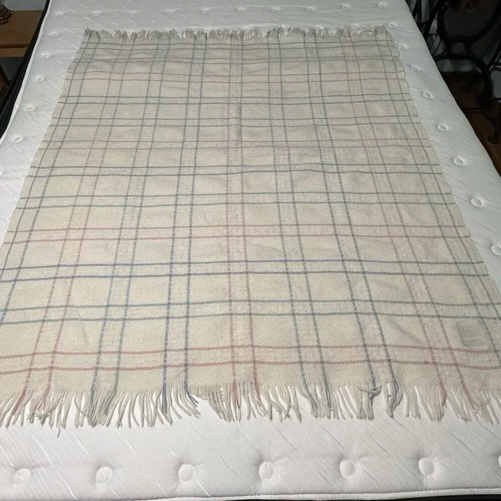 Vtg‎ Faribo Woolen Mill Throw Blanket 45x56